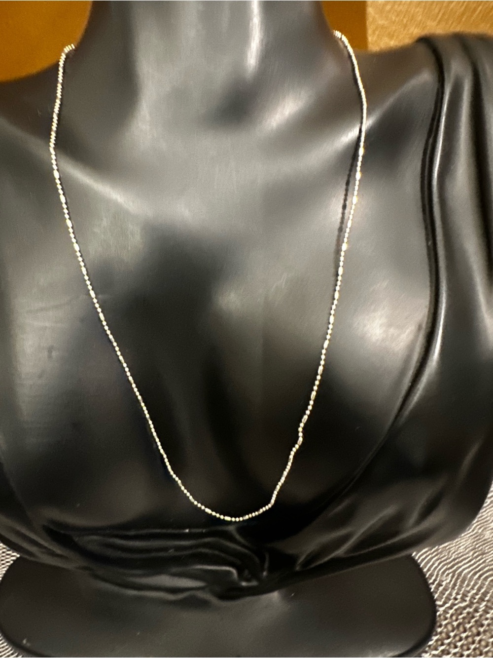 Italy 925 silver tiny thin necklace